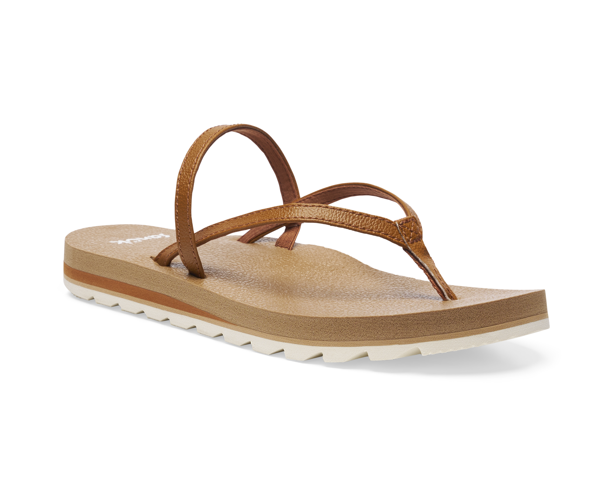 Sanuk Yoga Strappy sandali neri suola yoga mat