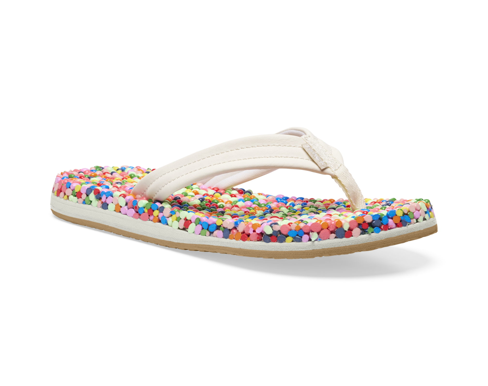 Sanuk Bubblecush Youth ciabatte Rainbow Confetti waterproof