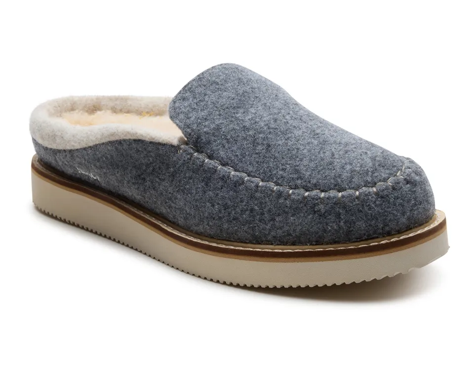 Sanuk Cozy Vibe Slipper Sm Wool pantofole donna charcoal lana