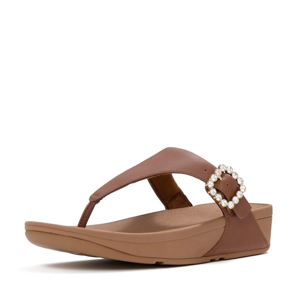 FitFlop Lulu Crystal-Buckle sandali pelle donna 39 EU comodi