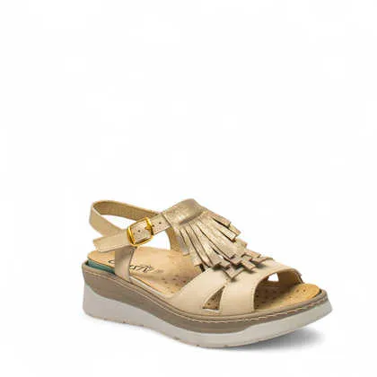 Cinzia Soft Pantofole Pianella Donna Crema Pelle