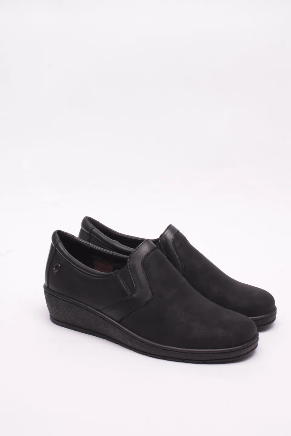 Cinzia Soft scarpa donna pelle black tacco 3 cm