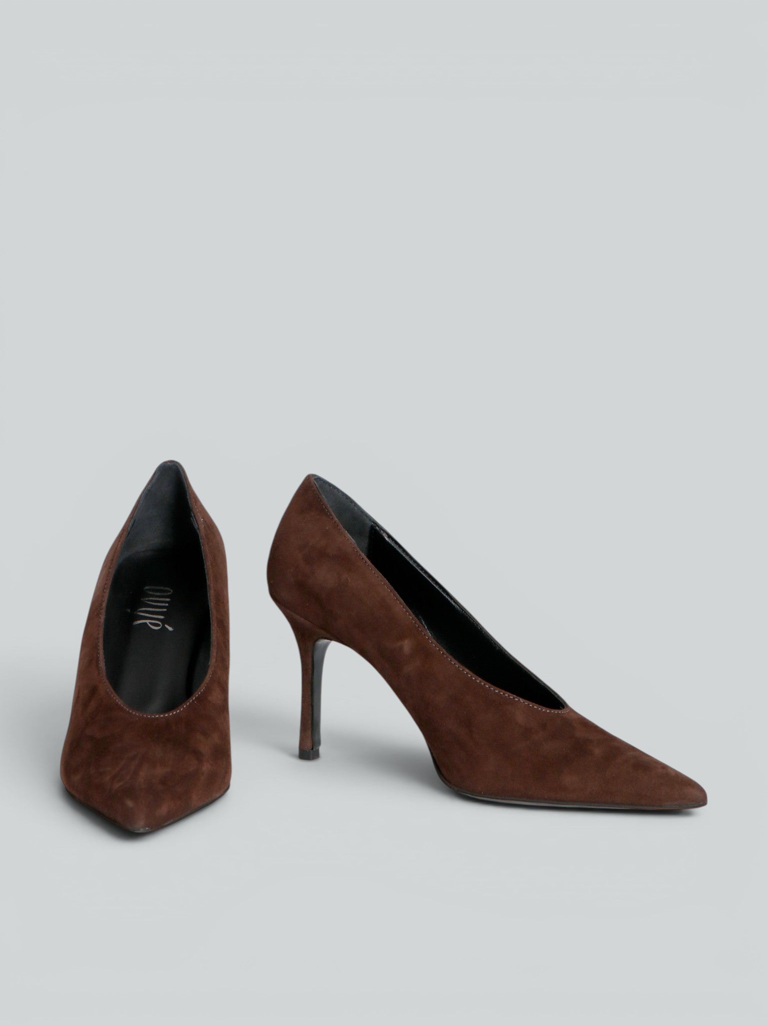 Ovye Decollete e Slingback decollete camoscio moro