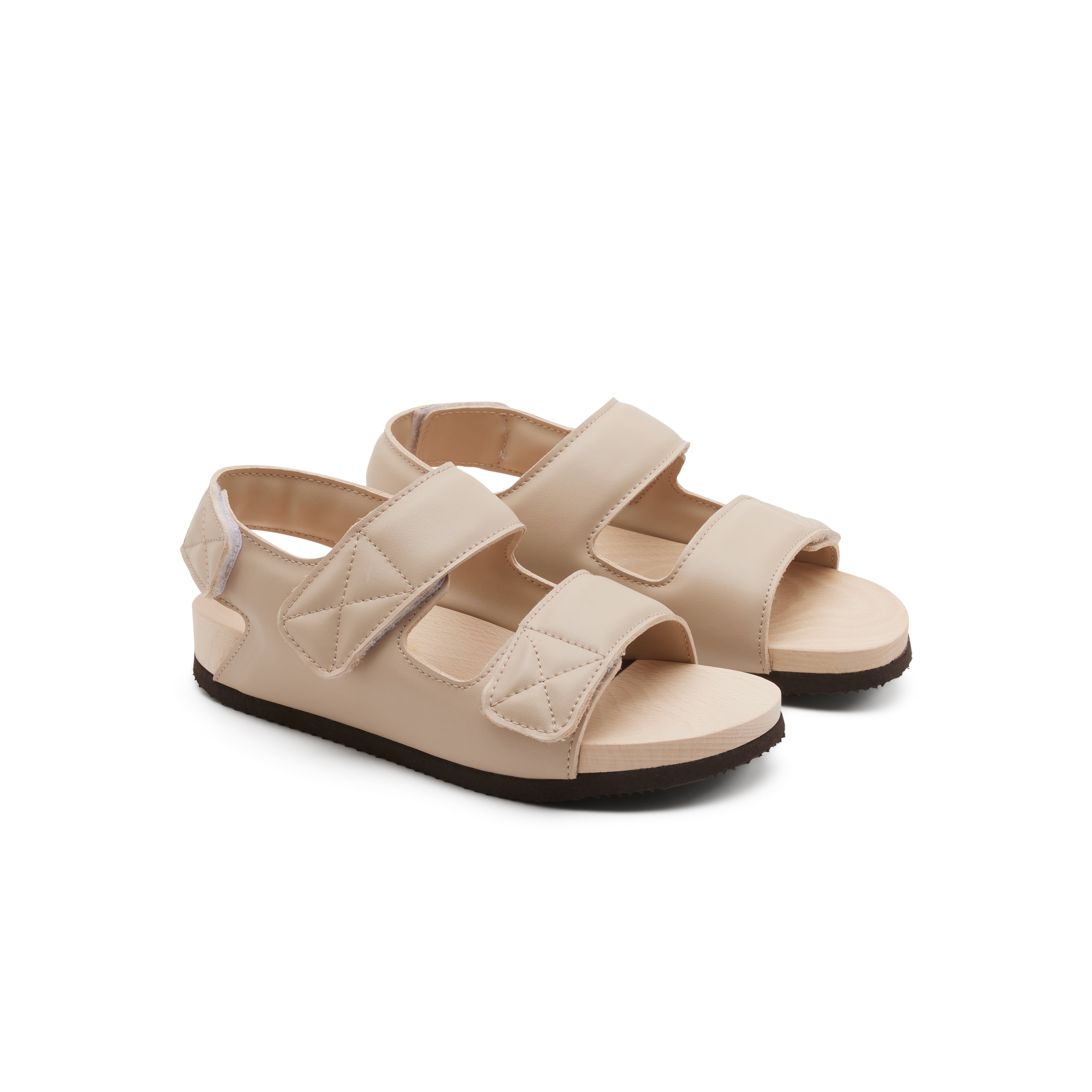 Wud Permanent Collection Leaf sandali bianchi strappo