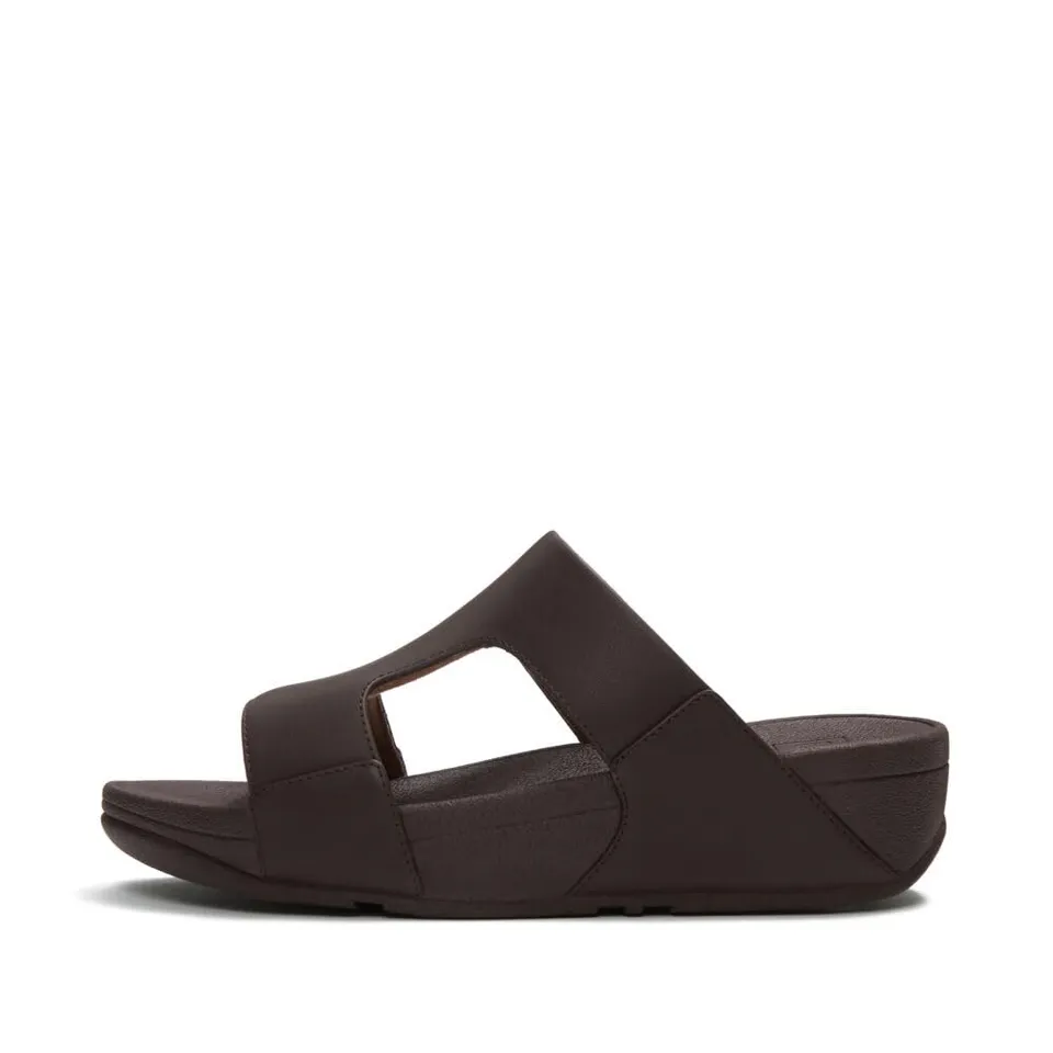 FitFlop Lulu Leather H-Bar Slides sandali donna taglia 39 pelle