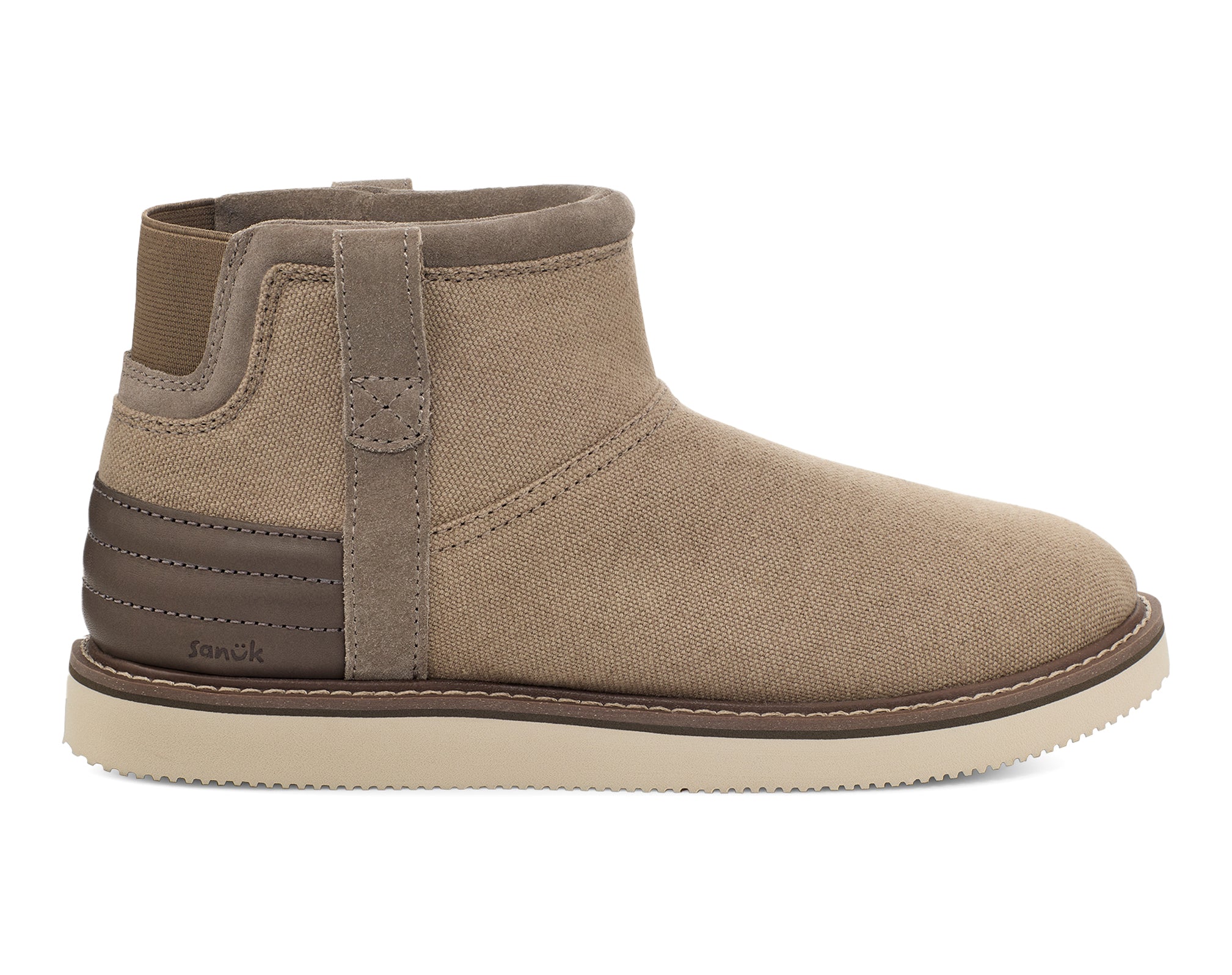Sanuk Cozy Vibe Surf Check scarpe uomo stone comode