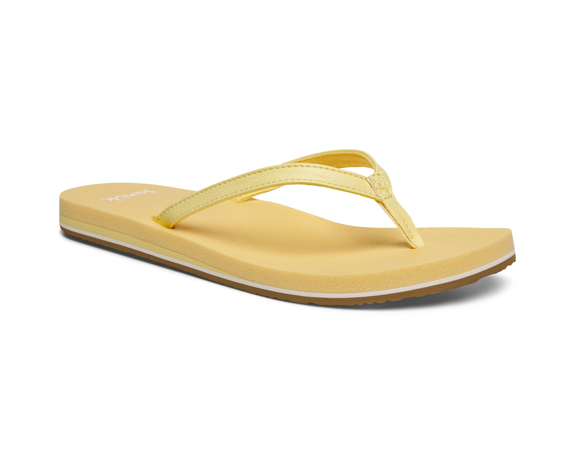 Sanuk Yoga Joy II infradito donna Nero memory foam