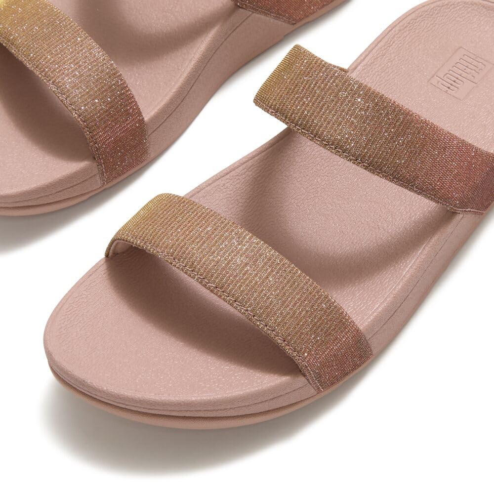 FitFlop Flowrise Glitz Slides ciabatte donna nero