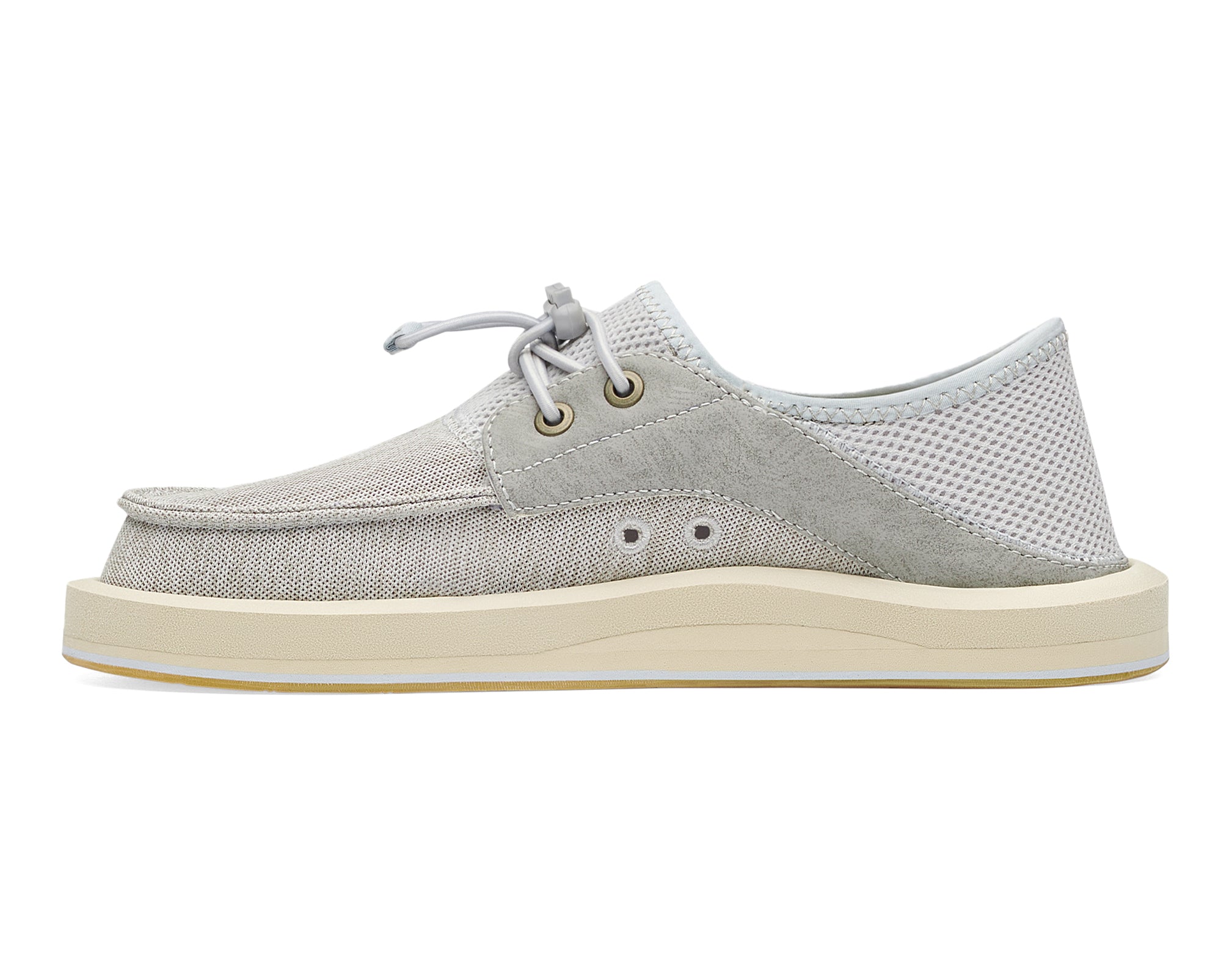 Sanuk Boatie ST slip on donna Grey mocassini casual