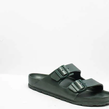 Cinzia Soft Sandalo Uomo Sintetico Khaki fondo gomma
