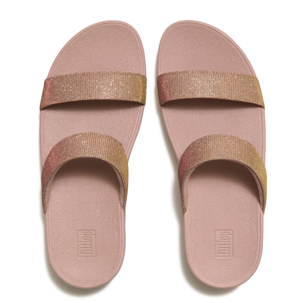 FitFlop Flowrise Glitz Slides ciabatte donna nero